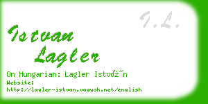 istvan lagler business card